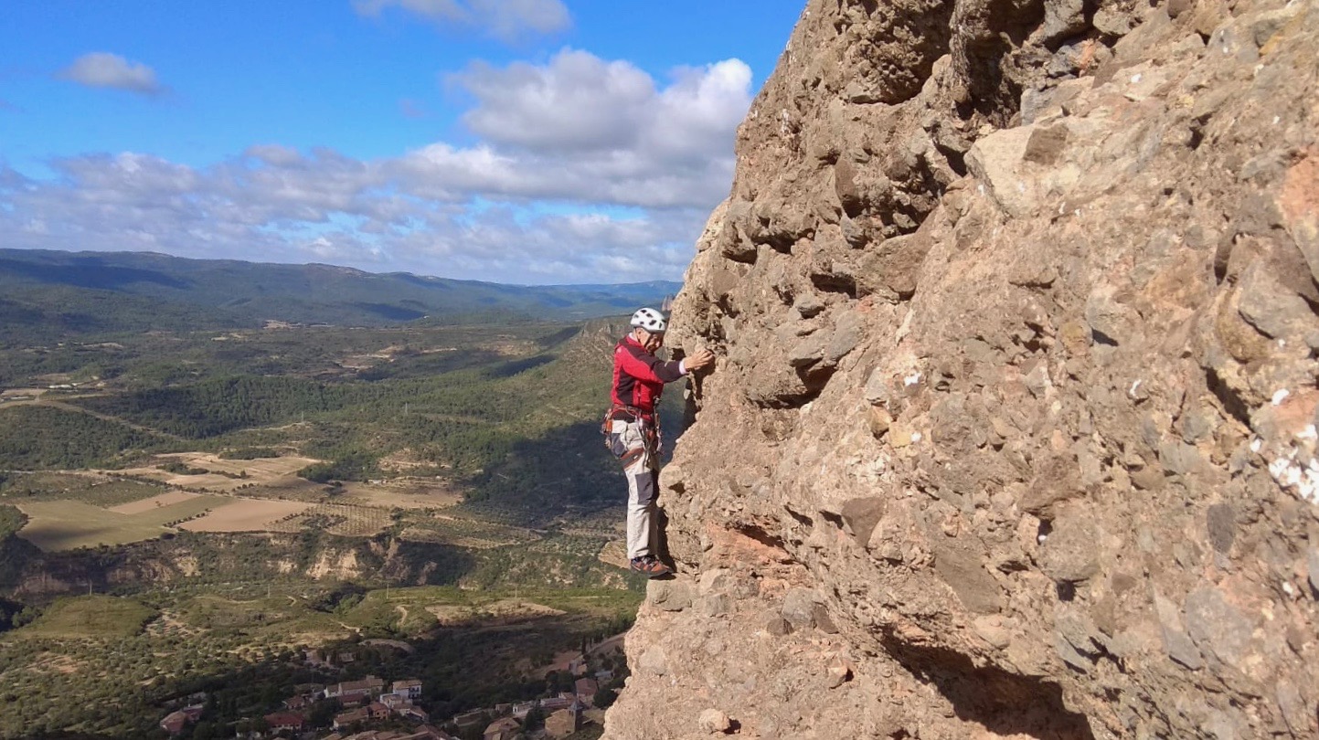Riglos rock climbing